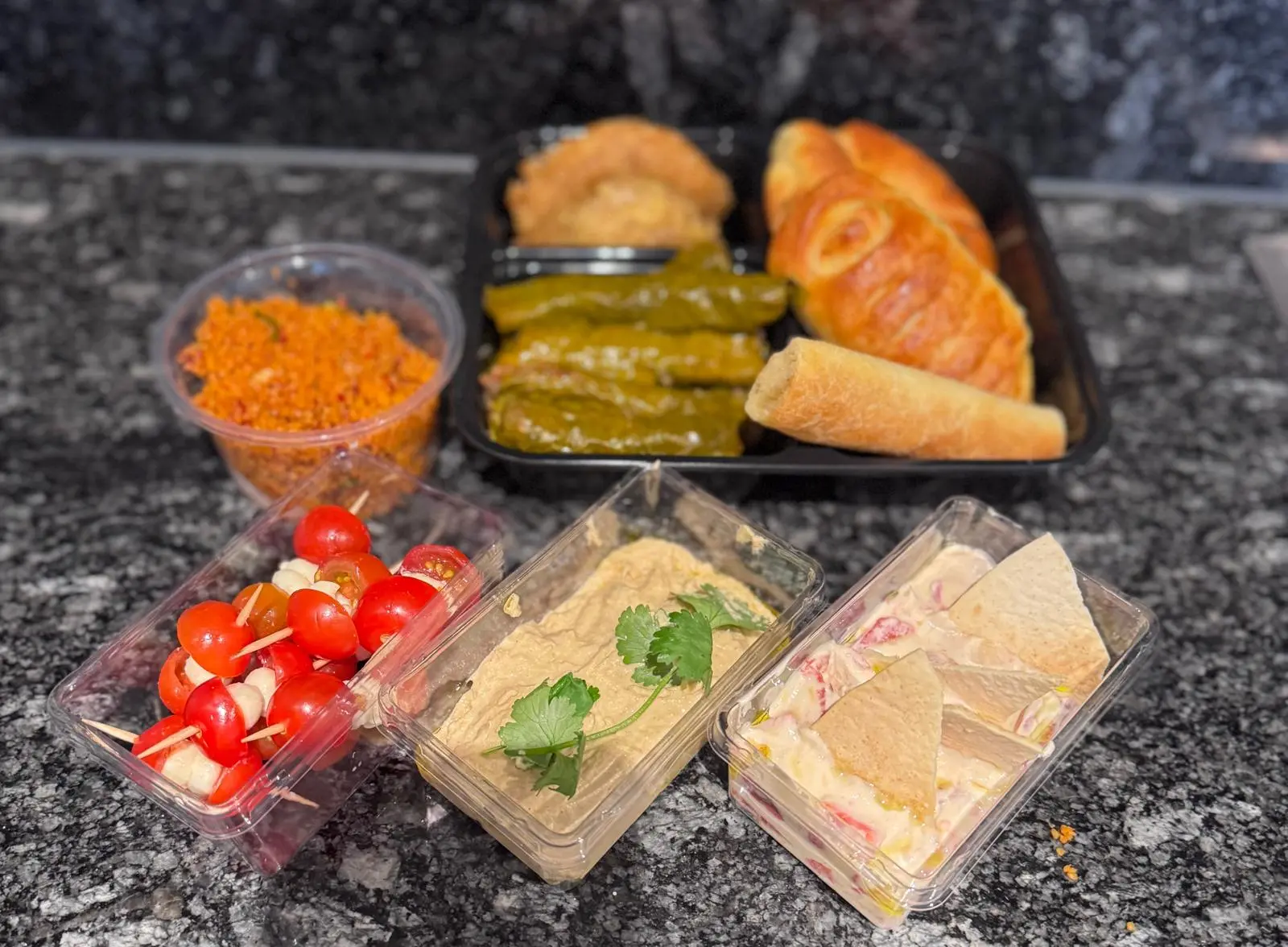 Lunch-Buffet für ein Firmenmeeting